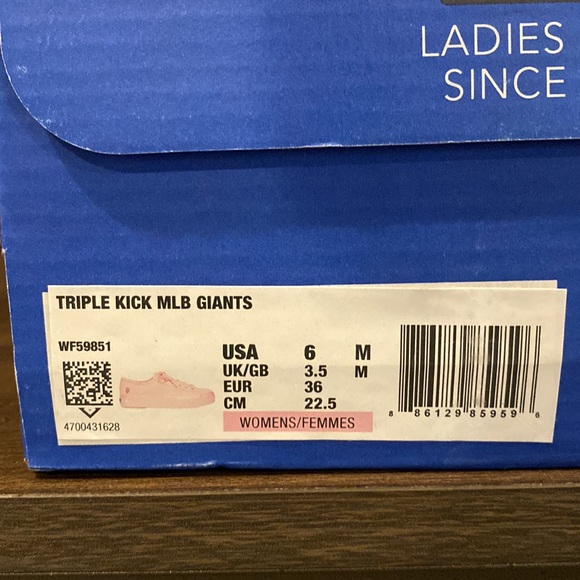 NWT Keds Triple Kick MLB San Francisco Giants Pink Platform Shoes - US size 6M - Picture 10 of 12